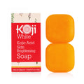 Koji White Pure Kojic Acid Soap | Glycerin Soap Bar for Gentle Skin Brightening and Exfoliation with Tea Tree, Coconut Oil, Hyaluronic Acid & Vitamin C, Vegan, 2.82 oz