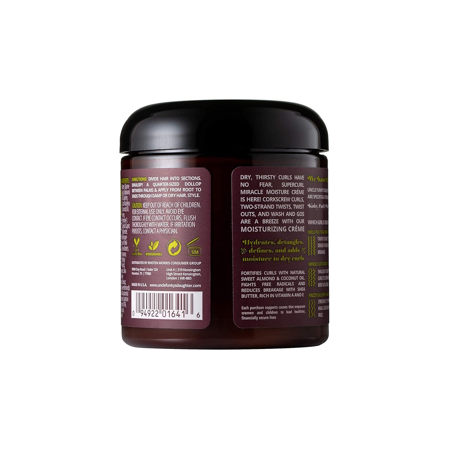 Uncle Funky's Daughter Supercurl Miracle Moisture Creme