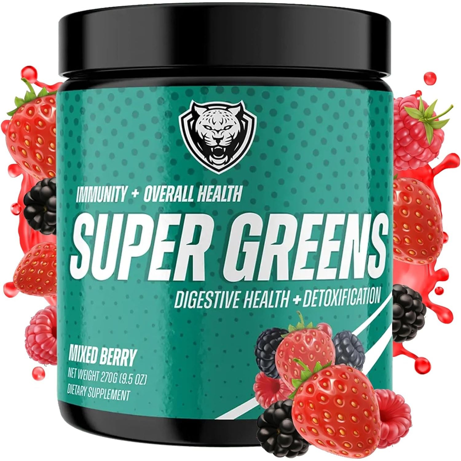 6AM Run | Super Greens Powder | Superfood Powder | Dietary Supplement | Vegetable Powder | Powder Drink Mix | Nutrient Dense Powder | Plant Based | Organic Greens Powder