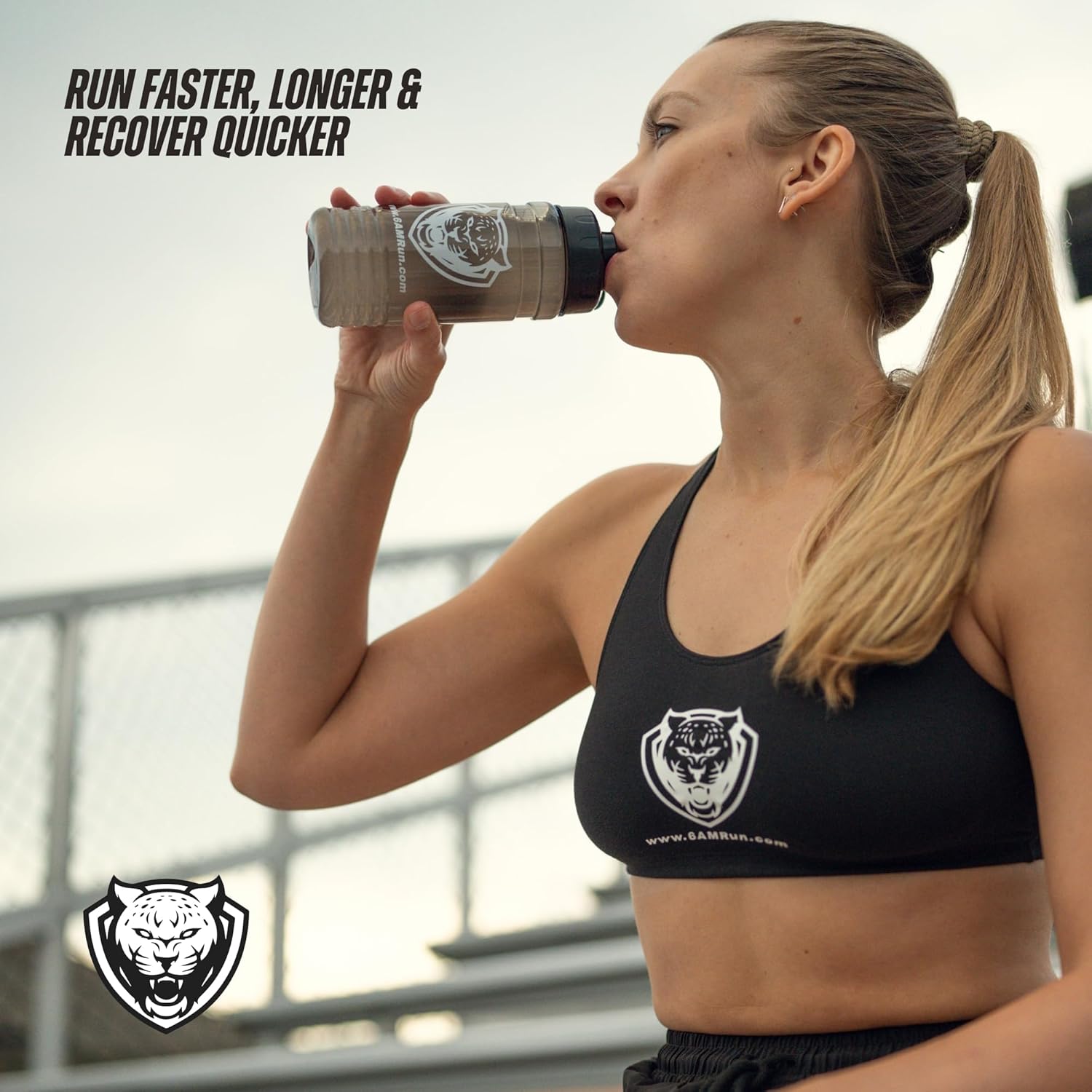 6AM Run Marathon | Running Supplements for Endurance & Stamina | Amino Energy with BCAAs for a Clean Pre Running Fuel | No Jitters | Marathon Essentials | Peach Mango | 40 Servings