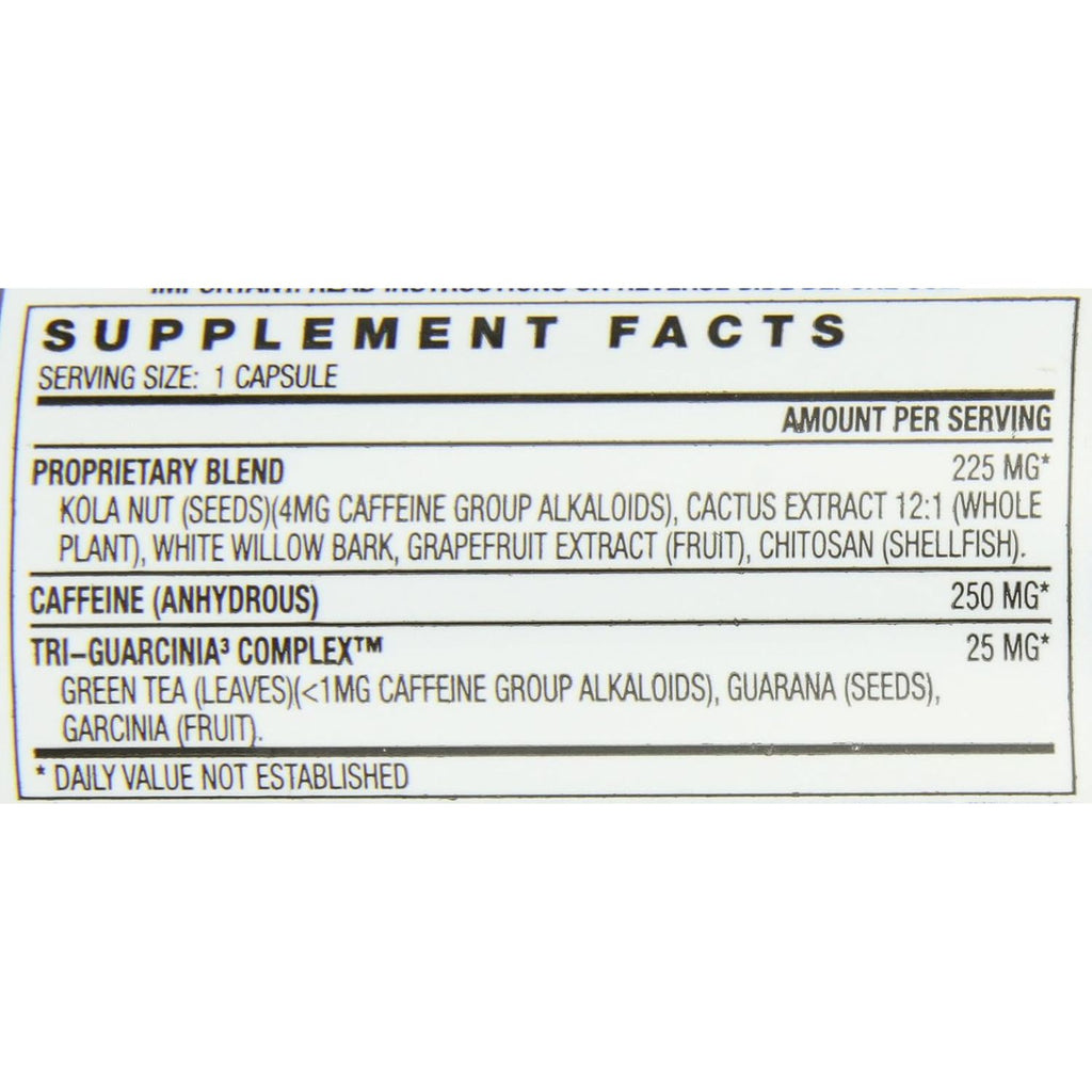 Stacker 3 Metabolizing Fat Burner with Chitosan, Capsules, 100Count Bottle